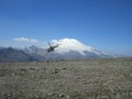 The great Mi-8 helicopter on Elbrus